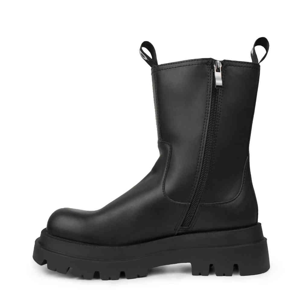Altercore - Mabel Vegan Bottes de plateforme - Noir